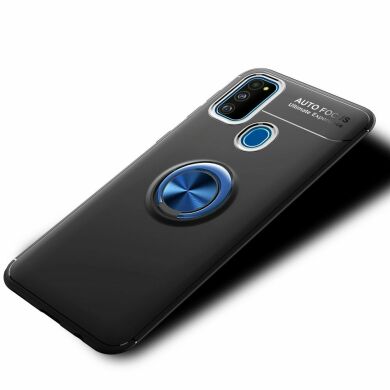 Защитный чехол UniCase Magnetic Ring для Samsung Galaxy M30s (M307) / Galaxy M21 (M215) - Black / Blue