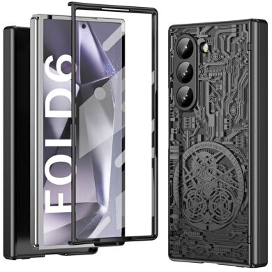 Защитный чехол UniCase Mechanical Legend для Samsung Galaxy Fold 6 - Black