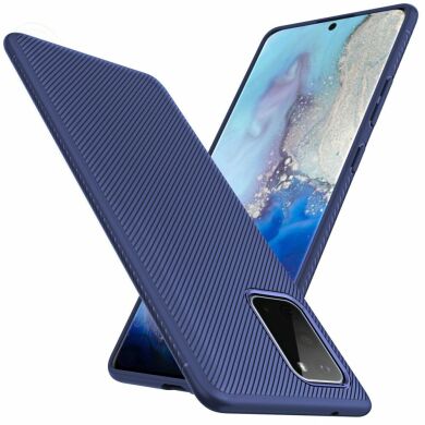 Защитный чехол UniCase Twill Soft для Samsung Galaxy S20 (G980) - Blue
