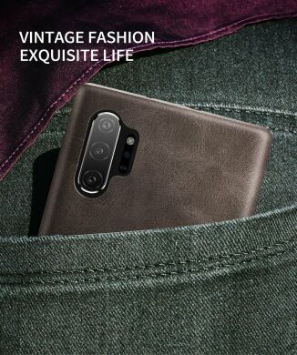 Защитный чехол X-LEVEL Vintage для Samsung Galaxy Note 10+ (N975) - Brown