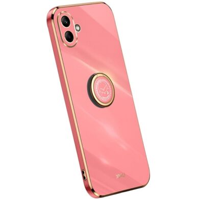 Защитный чехол XINLI Porcelain Ring для Samsung Galaxy A06 (A065) - Red
