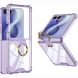 Защитный кейс GKK Aero Pulse для Samsung Galaxy Flip 8 - Transparent Purple. Фото 1 из 6