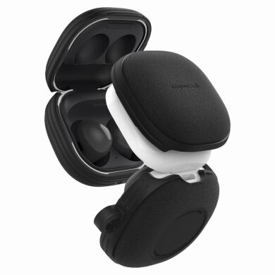 Защитный чехол Spigen (SGP) Caseology Vault для Samsung Galaxy Buds Live / Buds Pro / Buds 2 / Buds 2 Pro / Buds FE - Matte Black