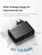 Сетевое зарядное устройство Baseus GaN5 Pro Fast Charger 2C+U (140W) + кабель Type-C to Type-C (240W, 1m) CCGP100201 - Black. Фото 26 из 35