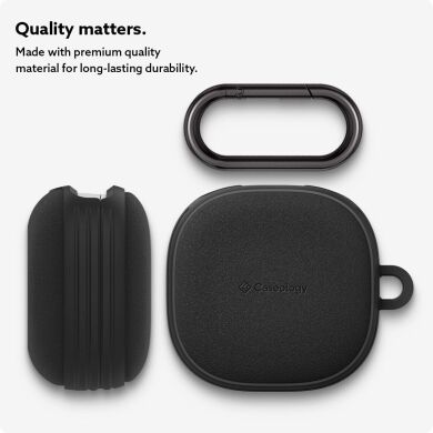 Защитный чехол Spigen (SGP) Caseology Vault для Samsung Galaxy Buds Live / Buds Pro / Buds 2 / Buds 2 Pro / Buds FE - Matte Black