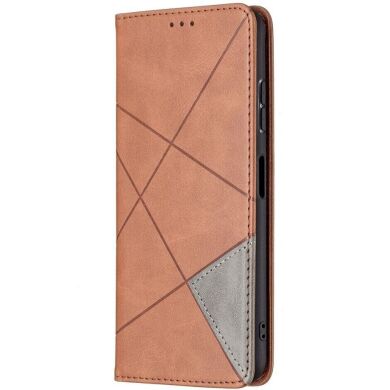 Чохол UniCase Geometric Pattern для Samsung Galaxy A22 5G (A226) - Coffee