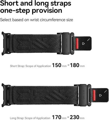 Ремешок AULUMU CS03 Titanium Mag Buckle Quick-Release Band для Samsung Galaxy Watch Ultra 2 / Ultra / Ultra (2025) - Black