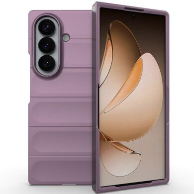 Силиконовый (TPU) чехол Deexe Terra Case (FF) для Samsung Galaxy Fold 8 Ultra - Light Purple