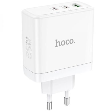 Мережевий зарядний пристрій Hoco N30 Glory PD65W - White