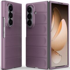 Силиконовый (TPU) чехол Deexe Terra Case (FF) для Samsung Galaxy Fold 8 Ultra - Light Purple