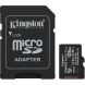 Карта памяти Kingston microSDXC 128GB Canvas Select Plus Gen3 UHS-I U1 V10 A1 (150MB/s) + адаптер (SDCS3/128GB) - Black. Фото 1 из 7