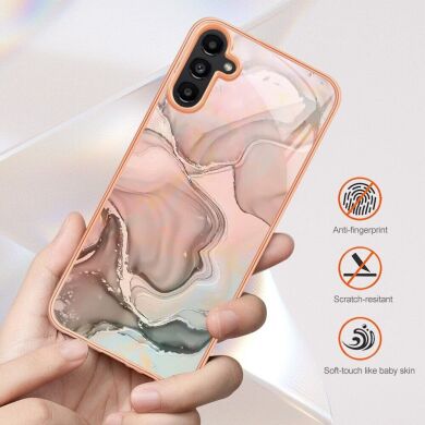 Захисний чохол Deexe Marble Style для Samsung Galaxy A54 (A546) - Pink