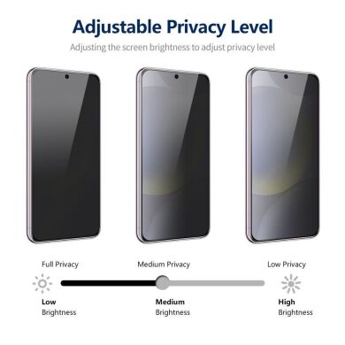 Защитное стекло HAT PRINCE Anti-Spy для Samsung Galaxy S23 Plus (S916) - Black