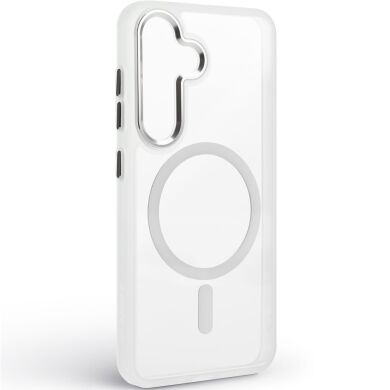 Захисний чохол ArmorStandart Unit MagSafe для Samsung Galaxy S25 (S931) - Matte Clear Silver