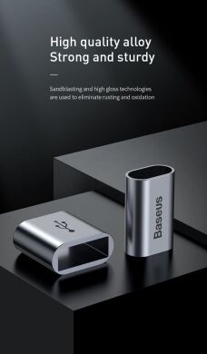Кабель Baseus Simple HW Quick Charge USB to Type-C (40W, 23cm) CATMBJ-BG1 - Black