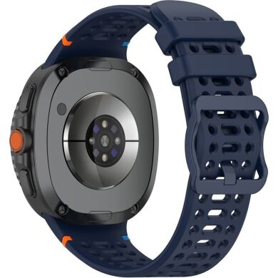 Ремешок Reframe Holes Design для Samsung Galaxy Watch 8 (40/44mm) / 8 Classic - Midnight Blue