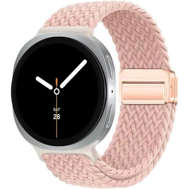 Ремешок ArmorStandart Braided Solo Loop для Samsung Galaxy Watch 8 (40/44mm) / 8 Classic - Rose Gold