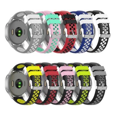 Ремінець Deexe Dot Color для годинників з шириною кріплення 18 мм - Black / Pink
