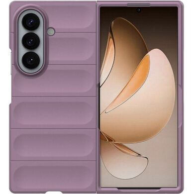 Силиконовый (TPU) чехол Deexe Terra Case (FF) для Samsung Galaxy Fold 8 Ultra - Light Purple
