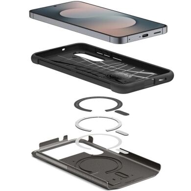 Защитный чехол Spigen (SGP) Slim Armor (MagFit) для Samsung Galaxy S25 FE (S731) ACS10230 - Gunmetal