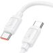 Кабель Hoco X115 Type-C to Type-C (240W, 1m) - White