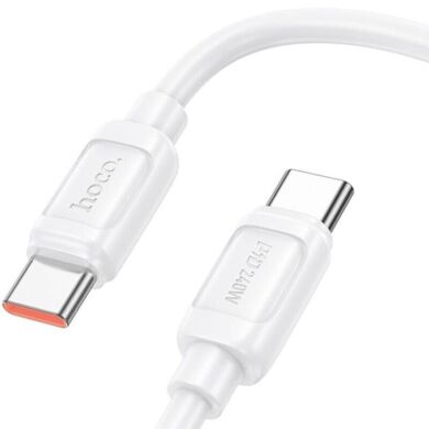 Кабель Hoco X115 Type-C to Type-C (240W, 1m) - White