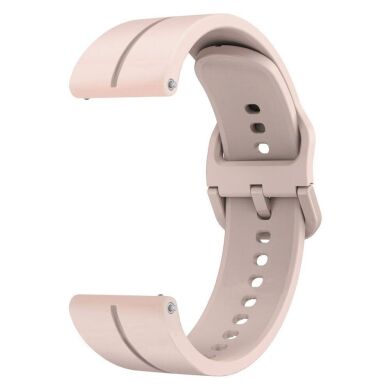 Ремешок Deexe Soft Line для часов с шириной крепления 20мм - Light Pink