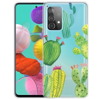 Силиконовый (TPU) чехол Deexe Pretty Glossy для Samsung Galaxy A13 (А135) - Cactus