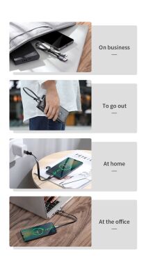 Кабель Baseus Simple HW Quick Charge USB to Type-C (40W, 23cm) CATMBJ-BG1 - Black