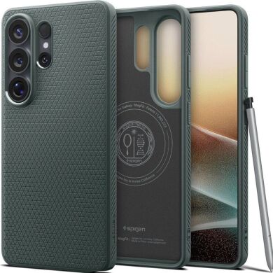Защитный чехол Spigen Liquid Air (MagFit) для Samsung Galaxy S26 Ultra (S948) ACS10676 - Abyss Green