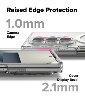 Защитный чехол Ringke Fusion Magnetic (FF) для Samsung Galaxy Fold 7 - Clear