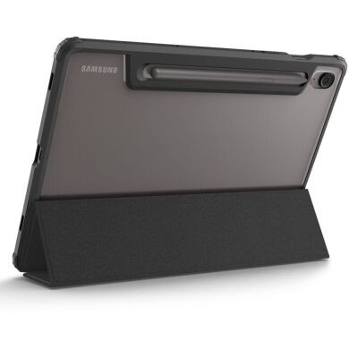 Защитный чехол Spigen (SGP) Ultra Hybrid Pro для Samsung Galaxy Tab S9 / Tab S9 FE / Tab S10 FE (X710/716/X510/516/X520/526) ACS09498 - Black
