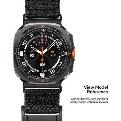 Ремешок AULUMU CS03 Titanium Mag Buckle Quick-Release Band для Samsung Galaxy Watch Ultra 2 / Ultra / Ultra (2025) - Black