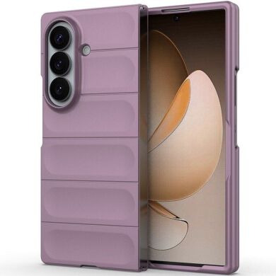 Силиконовый (TPU) чехол Deexe Terra Case (FF) для Samsung Galaxy Fold 8 Ultra - Light Purple