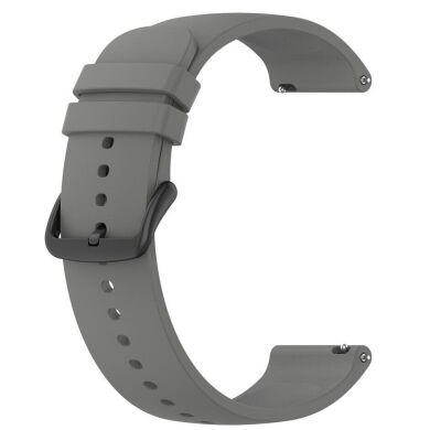 Ремінець Deexe Silicone Band для годинників з шириною кріплення 22мм - Dark Grey