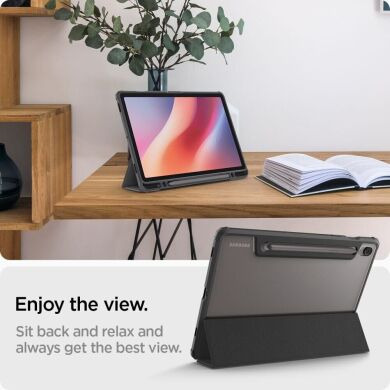 Защитный чехол Spigen (SGP) Ultra Hybrid Pro для Samsung Galaxy Tab S9 / Tab S9 FE / Tab S10 FE (X710/716/X510/516/X520/526) ACS09498 - Black