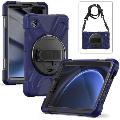 Захисний чохол Deexe Shockproof Case для Samsung Galaxy Tab A9 (X110/115) - Navy Blue