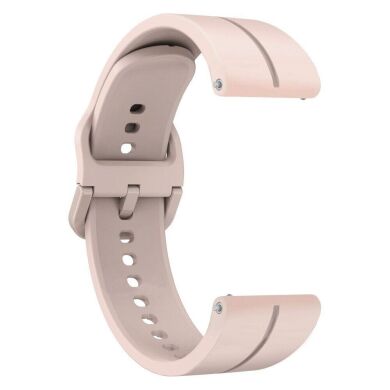 Ремешок Deexe Soft Line для часов с шириной крепления 20мм - Light Pink