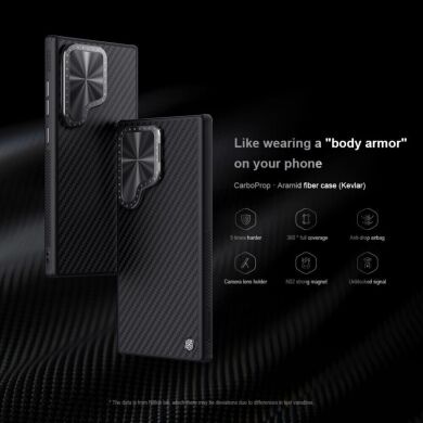 Захисний чохол NILLKIN CarboProp Magnetic Case для Samsung Galaxy S24 Ultra - Black