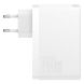 Мережевий зарядний пристрій Baseus GaN5 Pro Fast Charger 2C+U (140W) + кабель Type-C to Type-C (240W, 1m) CCGP100202 - White