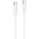 Кабель Hoco X115 Type-C to Type-C (240W, 1m) - White