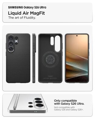 Защитный чехол Spigen Liquid Air (MagFit) для Samsung Galaxy S26 Ultra (S948) ACS10676 - Abyss Green