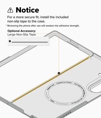 Защитный чехол Ringke Fusion Magnetic (FF) для Samsung Galaxy Fold 7 - Clear