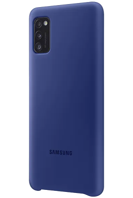 Чехол Silicone Cover для Samsung Galaxy A41 (A415) EF-PA415TLEGRU - Blue