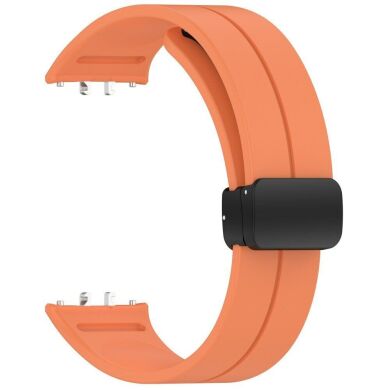 Ремінець Deexe Magnetic Braselet для Samsung Galaxy Fit 3 - Orange