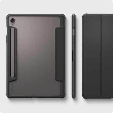 Защитный чехол Spigen (SGP) Ultra Hybrid Pro для Samsung Galaxy Tab S9 / Tab S9 FE / Tab S10 FE (X710/716/X510/516/X520/526) ACS09498 - Black