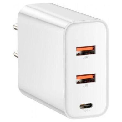 Сетевое зарядное устройство Baseus PPS Three Output QC (60W) CCFS-G02 - White