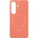 Оригинальный силиконовый чехол Silicone Magnet для Samsung Galaxy S26 (S942) EF-ES942COEGWW - Coralred. Фото 4 из 5