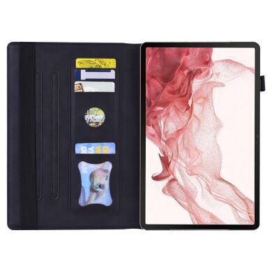 Чехол Deexe Business Style для Samsung Galaxy Tab S10 FE Plus - Black