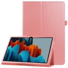 Чехол Deexe Folder Style для Samsung Galaxy Tab S7 (T870/875) / S8 (T700/706) - Pink